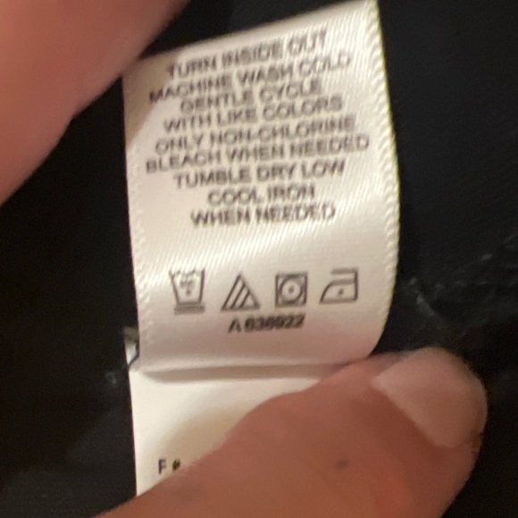 LOGO Black and Gray/tan Knit & Chiffon High-Low Maxi Dress Size 1X - Picture 6 of 6